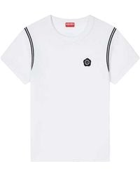 KENZO - Embroidered Cotton T-Shirt "Boke Flower 2.0" - Lyst