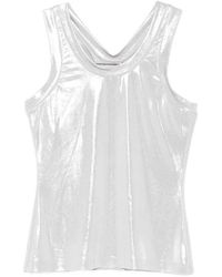 Norma Kamali - Racerback Top - Lyst