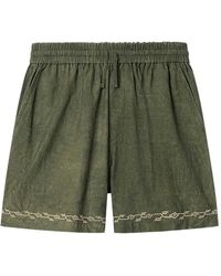 Isabel Marant - Zilan Shorts With Embroidery - Lyst