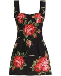 Dolce & Gabbana - Short Dresses - Lyst