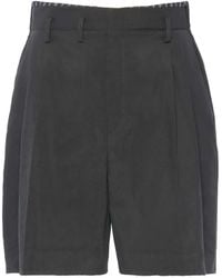 Maison Margiela - Pleated Bermuda Shorts - Lyst
