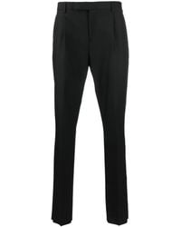 Lardini - Tapered Leg Trousers With Ironed Crease - Lyst