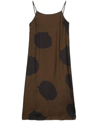 Uma Wang - Almeya Midi Dress With Abstract Print - Lyst