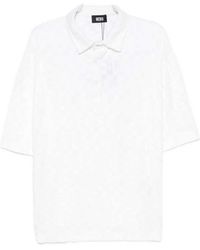 Gcds - Terrycloth Polo With Jacquard Logo - Lyst