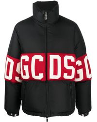 Gcds - Down Jacket With Logo - Lyst