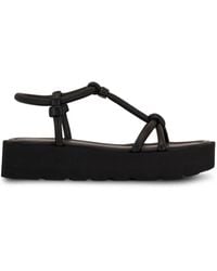 Gianvito Rossi - Open-Toe Leather Sandals - Lyst