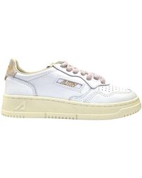 Autry - Medalist Low Wom Sw04 Leather/Swoll/Fair Orchid - Lyst