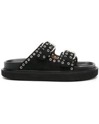 Isabel Marant - Lennyo Slide Sandals With Buckle - Lyst