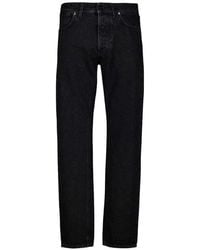 Stone Island - Denim Research Curved-Pocket Jeans With Star Embroidery - Lyst