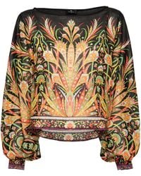 Etro - Blouse With Print - Lyst