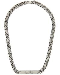 MM6 by Maison Margiela - Logo Necklace - Lyst