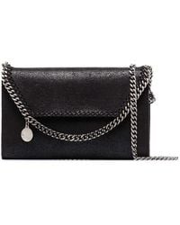 Stella McCartney - Vegan Mini Shoulder Bag With Semi-Gloss Finish - Lyst