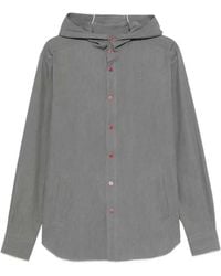 Kiton - Hooded Button-Up Shirt - Lyst