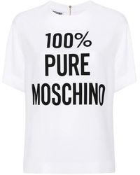 Moschino - Blouse With Print - Lyst