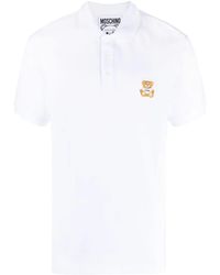 Moschino - Polo Shirt With Teddy Bear Motif - Lyst