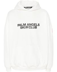 Palm Angels - Ski Club Sweatshirt With Hood - Lyst
