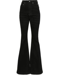 Rick Owens - High-Waisted Flared Jeans - Lyst