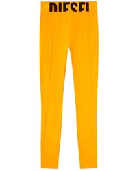 DIESEL - Adeline-D-Pop Logo Pants - Lyst