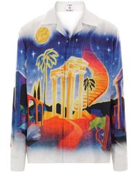 CASABLANCA - Midnight Acropolis Shirt - Lyst