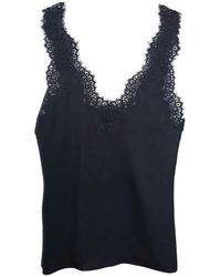 Stella McCartney - Lace-Trimmed Top - Lyst