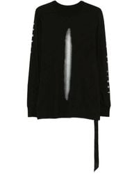 Rick Owens - Long-Sleeve Graphic Print T-Shirt - Lyst