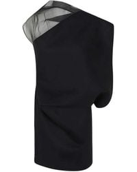 Sportmax - Asymmetric Sleeveless Dress - Lyst