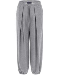 Sportmax - Pleated Sweatpants - Lyst