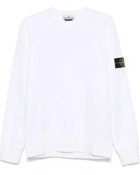 Stone Island - Logo-Patch Sweatshirt - Lyst