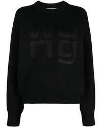 Alexander Wang - Sweater With Embossed Logo - Lyst