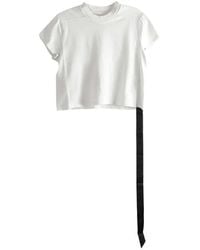 Rick Owens - Cotton Cropped T-Shirt - Lyst