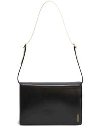 Jil Sander - Small File Leather Shoulder Bag - Lyst
