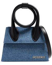 Jacquemus - Mini Le Chiquito Denim Shoulder Bag - Lyst