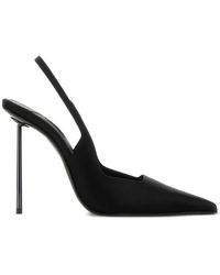 Le Silla - 110Mm Satin Slingback Pumps - Lyst