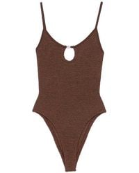Hunza G - Mia Beaded Swimsuit - Lyst