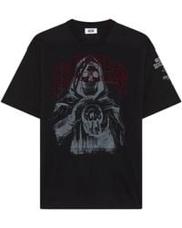 Gcds - Gothic Print T-shirt - Lyst