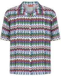 Missoni - Zigzag Button-Up Shirt - Lyst
