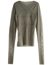 Rick Owens - Semi-Sheer Top - Lyst