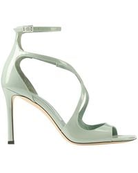 Jimmy Choo - Azia 95Mm Square-Toe Sandals - Lyst