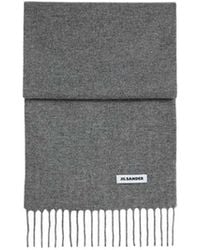 Jil Sander - Small Wool Scarf - Lyst