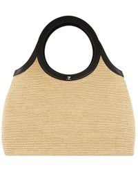 Courreges - Holy Raffia Bag - Lyst