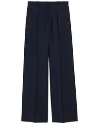 Jil Sander - Wool Canvas Trousers - Lyst