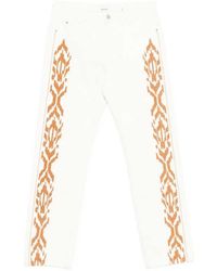 Isabel Marant - Lewys Jeans With Embroidery - Lyst