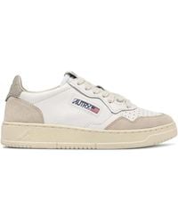Autry - "Medalist Low Leather Suede Sneakers - Lyst