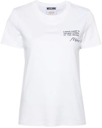Moschino - T-Shirt With Print - Lyst