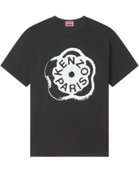 KENZO - Loose-Fitting Cotton T-Shirt "Boke Flower 2.0" - Lyst