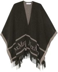 Max Mara - Fringed Poncho - Lyst