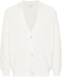 Lardini - V-Neck Cotton Cardigan - Lyst