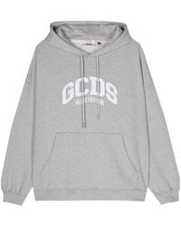 Gcds - Cotton Sweatshirt With Applied Logo - Lyst
