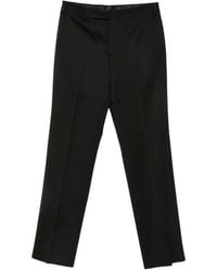 Lardini - Straight-Leg Trousers With Pressed Crease - Lyst