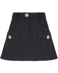 Balmain - Western Mini Skirt - Lyst